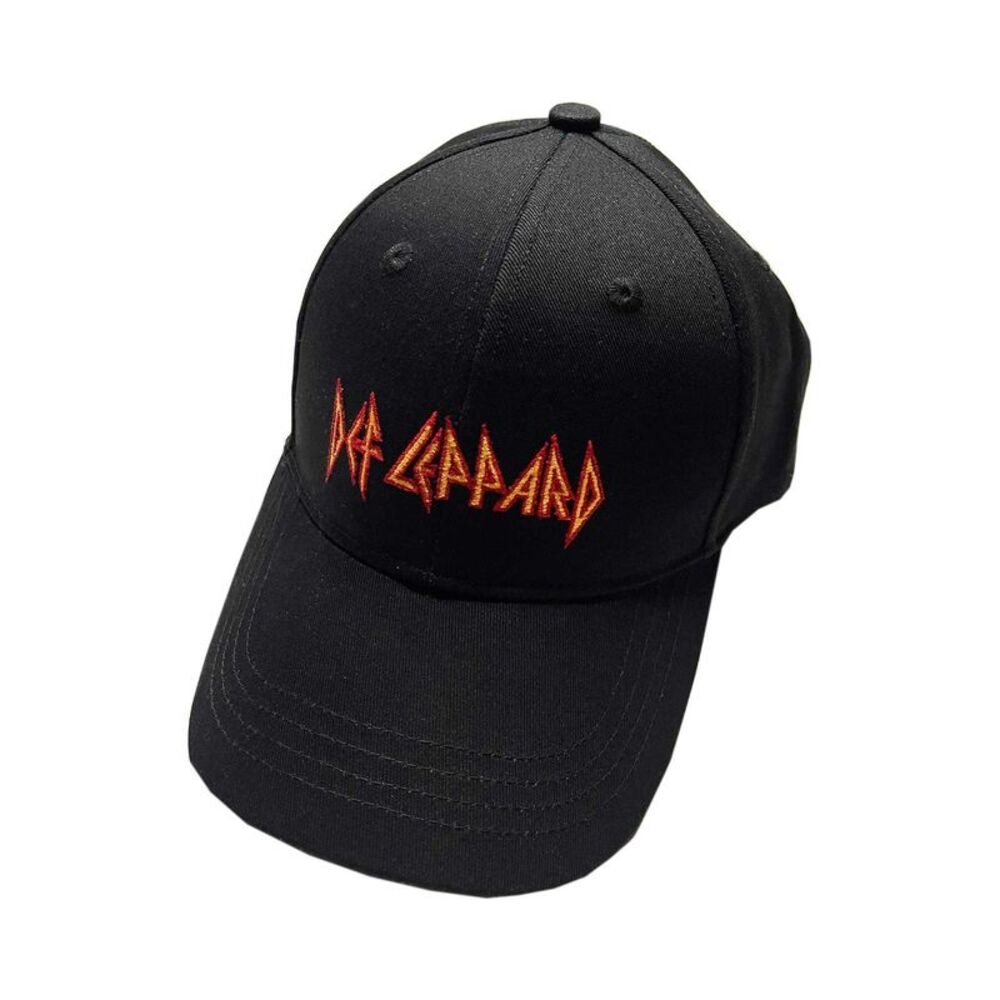 Def Leppard Unisex Adult Logo Baseball Cap / Black